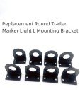 3/4" Round Marker Light L Mounting Bracket - 8 Pack