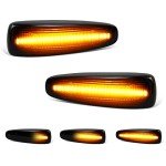 HERCOO Amber LED Side Marker Lights for Mitsubishi