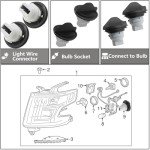 Front Turn Signal Light Bulb Plug Socket - 2 Pack