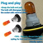 Front Turn Signal Light Bulb Plug Socket - 2 Pack