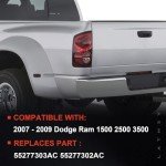 Lathsy Tail Light Assembly for Dodge Ram 1500/2500/3500