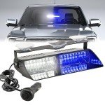 Blue/White LED Emergency Strobe Light Bar