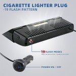 Blue/White LED Emergency Strobe Light Bar