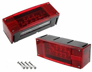 2-Pack 12V LED Trailer Lights for Boats & Trucks