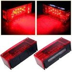 2-Pack 12V LED Trailer Lights for Boats & Trucks