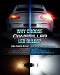 4-Pack Combriller 3157 LED White Bulbs