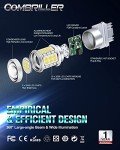 4-Pack Combriller 3157 LED White Bulbs