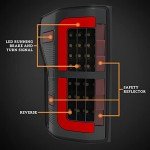 POKIAUTO Smoked Black LED Taillights for F150