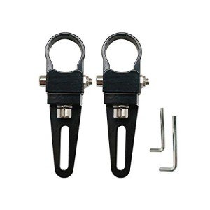 Adjustable 360° Tube Clamp Light Mounts – 2 Pack