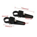 Adjustable 360° Tube Clamp Light Mounts – 2 Pack