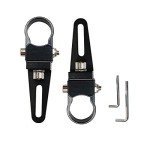 Adjustable 360° Tube Clamp Light Mounts – 2 Pack