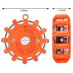 4-Pack LED Road Flares Emergency Warning Lights