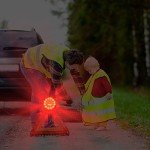 4-Pack LED Road Flares Emergency Warning Lights