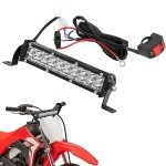 60W Dirt Bike Light Bar - 2500LM Universal Fit
