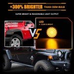 LED Side Marker Lights for 2007-2019 Jeep Wrangler