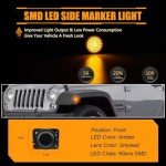 LED Side Marker Lights for 2007-2019 Jeep Wrangler