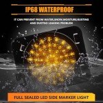 LED Side Marker Lights for 2007-2019 Jeep Wrangler