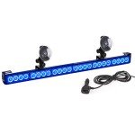 Blue Emergency Strobe Lights for Vehicles - 27 Inch