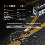 Blue Emergency Strobe Lights for Vehicles - 27 Inch