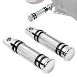 Chrome Foot Pegs for Dyna Sportster XL883/1200
