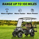 150Ah LiFePO4 Golf Cart Battery with Charger