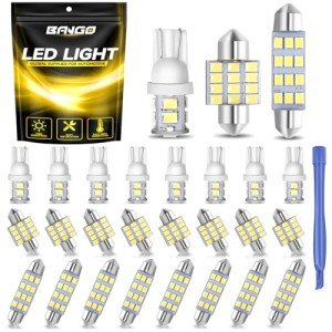 BANGO 24-Piece Super Bright LED Car Interior Kit
