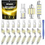 BANGO 24-Piece Super Bright LED Car Interior Kit
