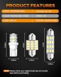 BANGO 24-Piece Super Bright LED Car Interior Kit