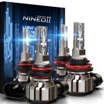 NINEO H11 9005 Combo Bulbs - 300% Brighter