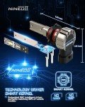 NINEO H11 9005 Combo Bulbs - 300% Brighter