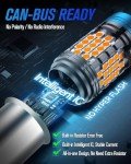 2-Pack Amber LED Turn Signal Bulbs with Resistor