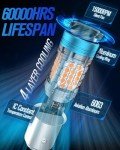 2-Pack Amber LED Turn Signal Bulbs with Resistor