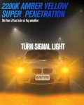 2-Pack Amber LED Turn Signal Bulbs with Resistor
