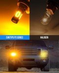 2-Pack Amber LED Turn Signal Bulbs with Resistor