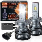 H11 LED Fog & Headlight Bulb - 32000LM Pair