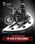 Adjustable Chrome Motorcycle Foot Pegs for Touring