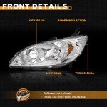 Honda Civic 2004-2005 Headlight Assembly Replacement Pair