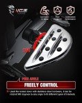 Adjustable Chrome Motorcycle Foot Pegs for Touring