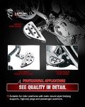 Adjustable Chrome Motorcycle Foot Pegs for Touring