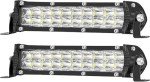 7-Inch Slim LED Light Bar for Trucks & More