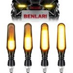 Bright 4PCS LED Motorcycle Turn Signal Lights