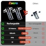 LED Bike Spoke Lights - 2 Pack Safety Lights