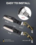 Bright 4PCS LED Motorcycle Turn Signal Lights