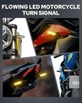 Bright 4PCS LED Motorcycle Turn Signal Lights