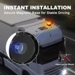 Magnetic Amber Beacon Light with 8 Flashing Modes