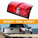 Nakuuly Right Tail Light for 2016-2019 Silverado/Sierra