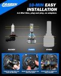 Super Bright 9012 Fog Light Bulbs - 30000LM