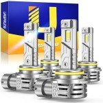 9005 9006 Ultra-Bright Fog Light Bulbs Combo