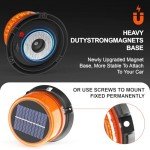 AnTom Solar LED Strobe Light with Magnetic Base