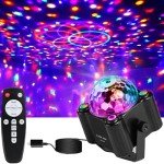Colorful Sound Activated Disco Ball Party Light